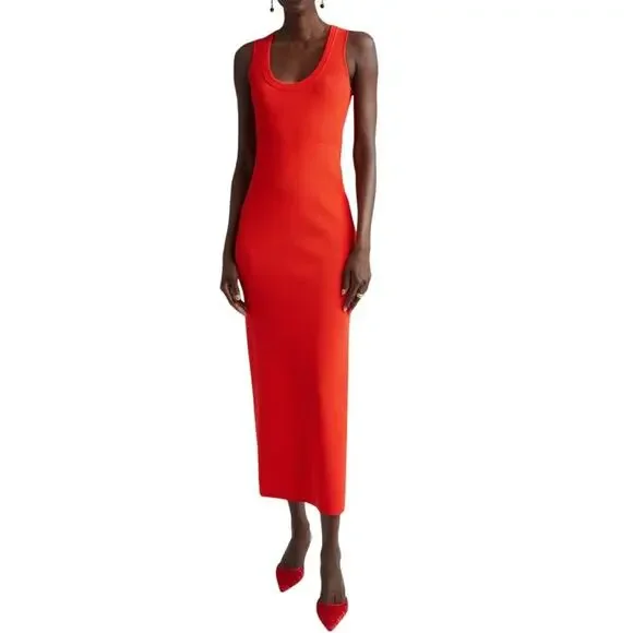 open lace back dress Cherri Red KR Tank Dress-Kerri Rosenthal – Inspire Me main image 1